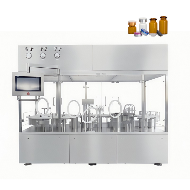 Vial Filling, stoppering And Capping Machine
